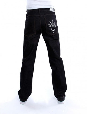 YLD-JS001 JEANS DARK BLACK